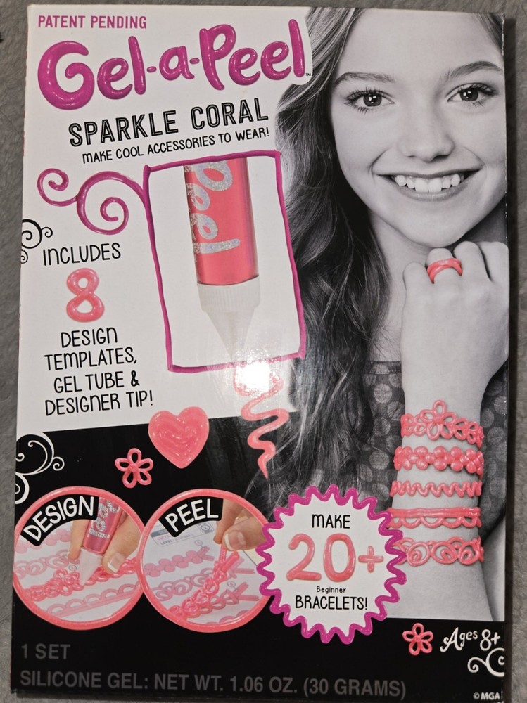 Gel A Peel Sparkle Coral