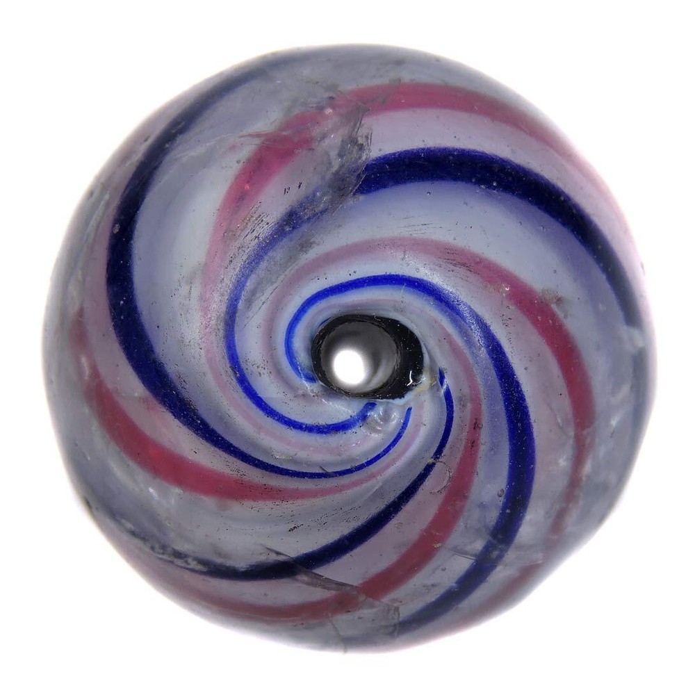 Marble Glass Trade Bead Germany