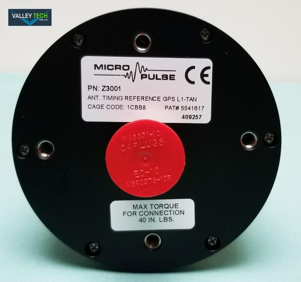 Micro Pulse Z3001 Antenna Timing Reference GPS L1 TAN Cage Code 1CBB8 NEW