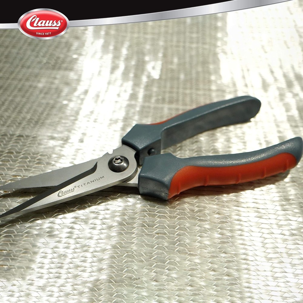 Clauss 8" Titanium Spring Scissors Wire Cutter