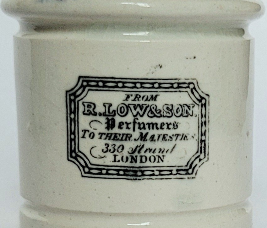 Early perfumers / bears grease pot.