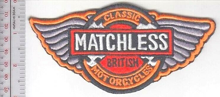 Motorcycle Matchless Classic British  Logo Patch      NO TARIFF