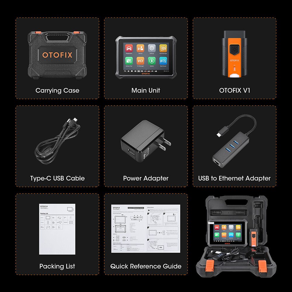 2024 OTOFIX D1 Lite Bidirectional Full System Car Diagnostic Scanner KEY Coding