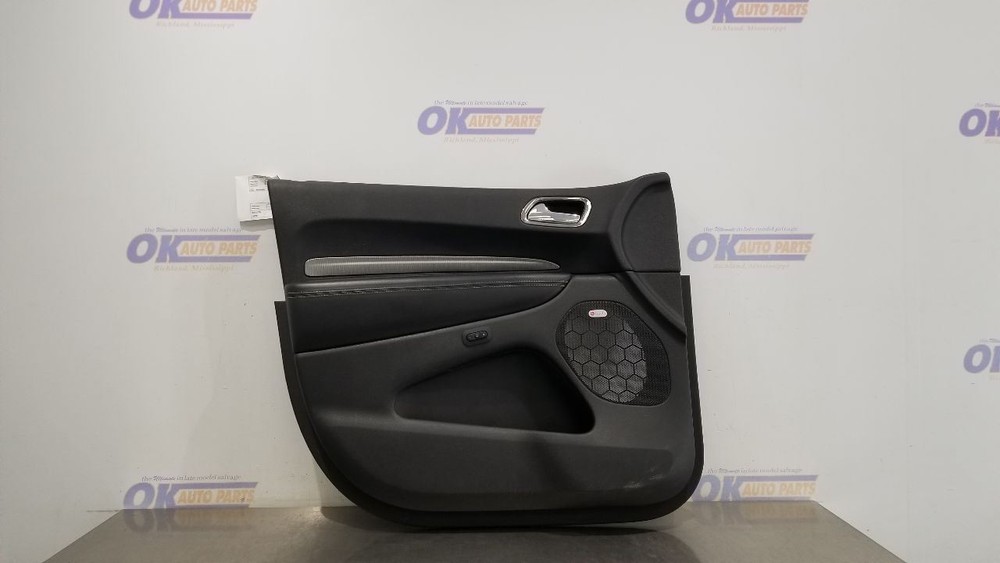 18 DODGE DURANGO SRT 392 INTERIOR DOOR TRIM PANEL FRONT LEFT DRIVER BLACK