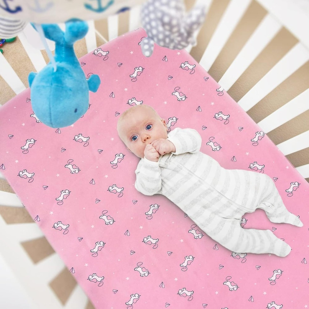 Soft Pack N Play Mattress Sheets Fits Graco Pack N Play Mini Crib Sheets 2 Pack