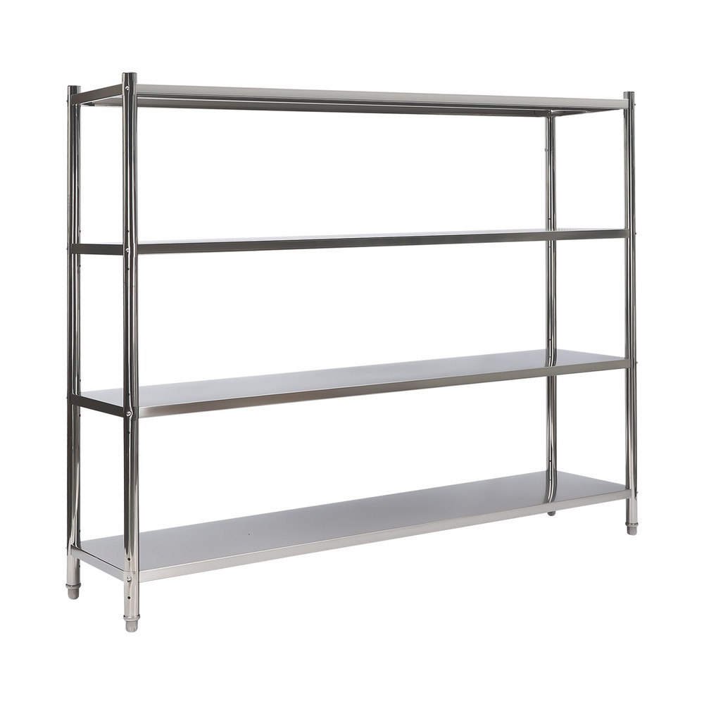 Stainless Steel Shelving, 4 Tier Adjustable Shelf Storage,Storage Assistant new