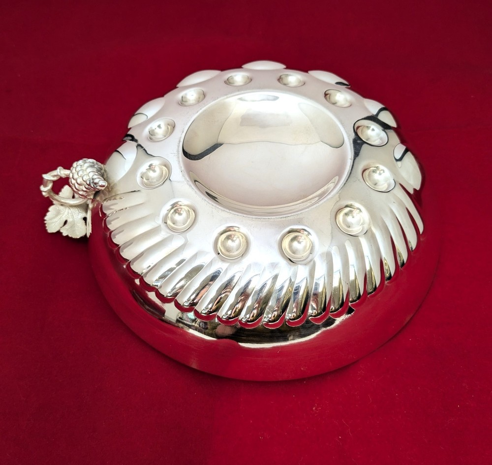 Sterling Silver Grape/ Fruit Serving Bowl, 8''Diameter by 2-1/4'' High