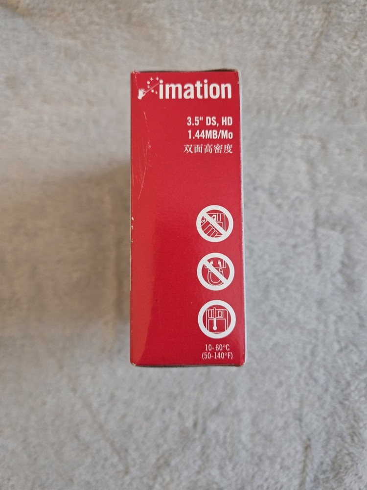 Imation Diskettes IBM formatted 2HD, 10 Pack NEW