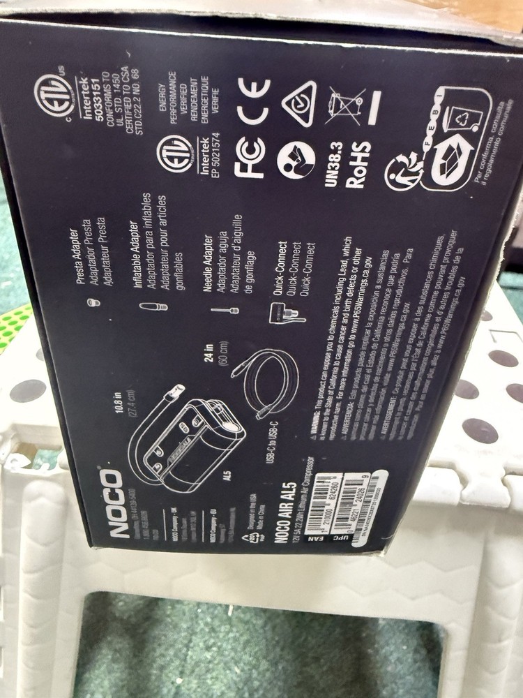 NOCO AL5 5A 100PSI Portable Air Compressor