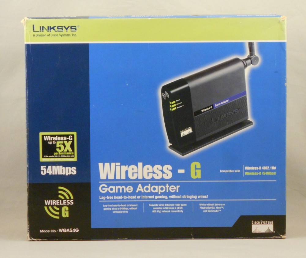 Linksys WGA54G Wireless-G Game Adapter