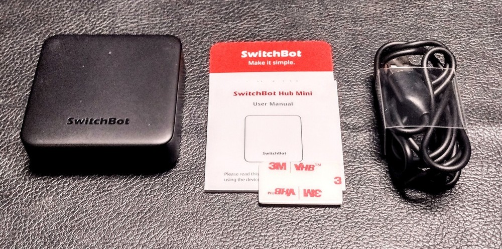 Open Box SwitchBot Hub Mini Smart Remote, IR Universal, WiFi Blaster Black