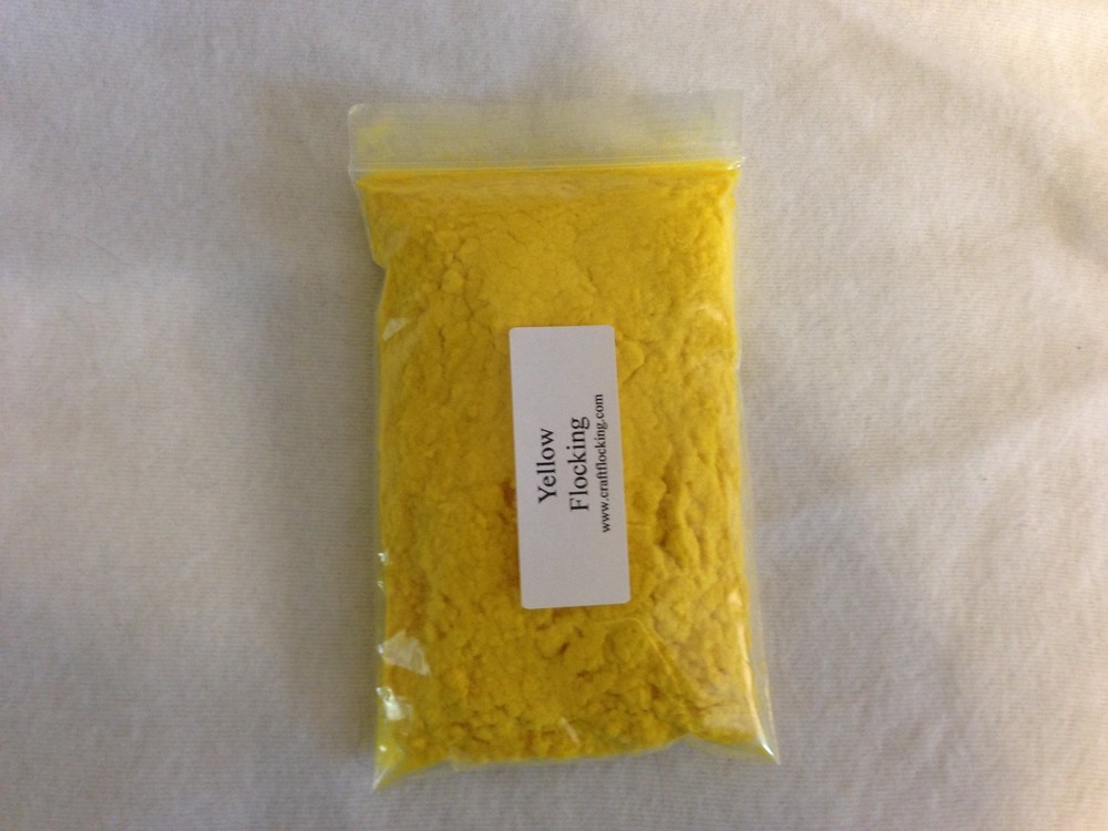 Bright Yellow Flocking