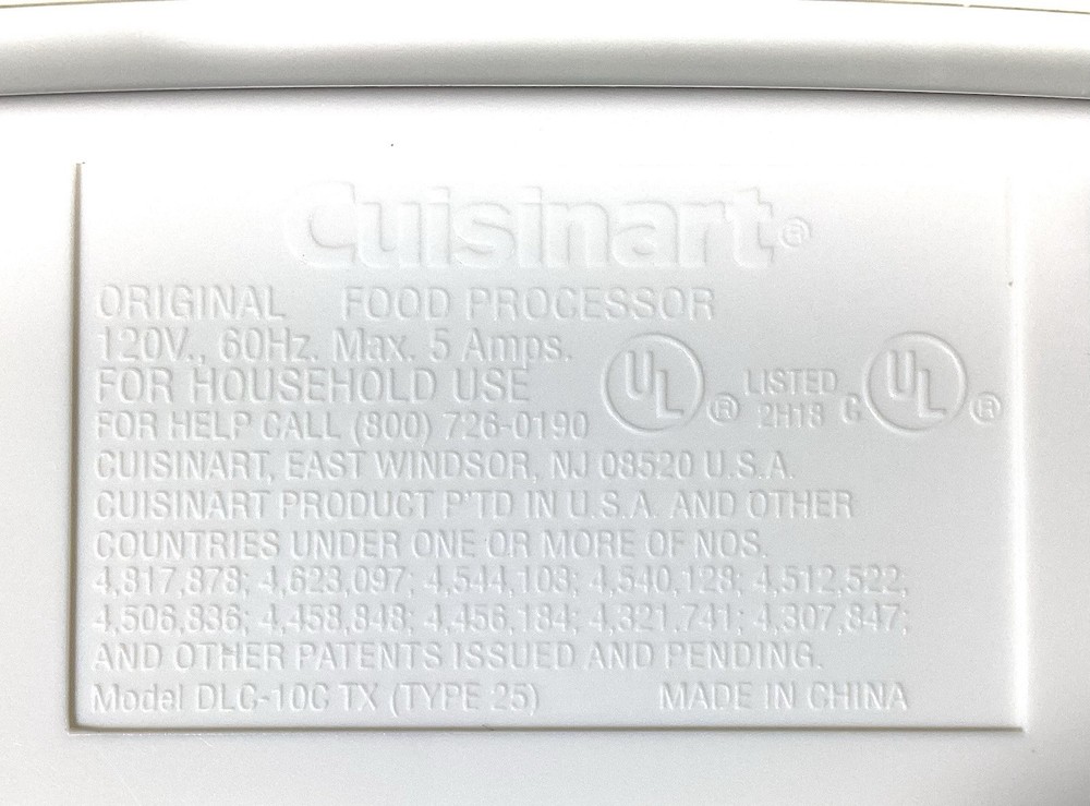 Cuisinart Vintage Classic Food Processor BASE ONLY DLC10C Tested