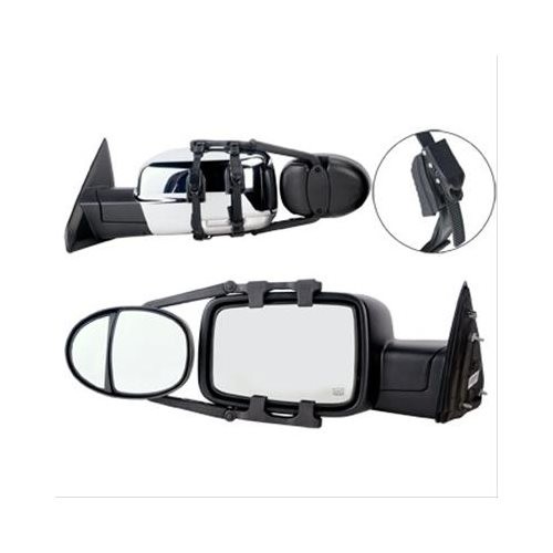 K-Source 3990 Dual Lens Towing Mirror with Ratchet Mount System, Pair