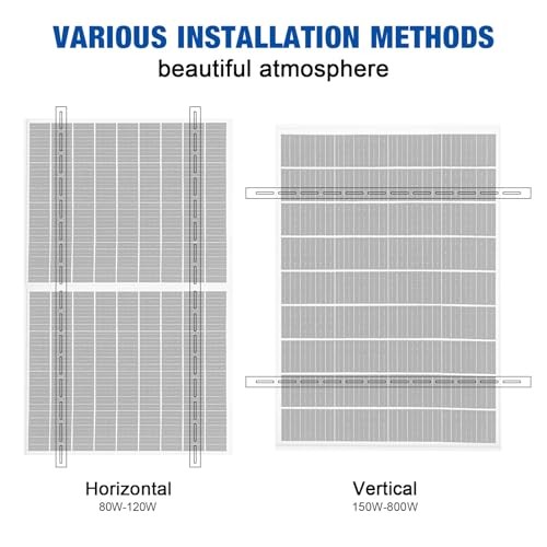 Solar Panel Mount Brackets, 2 Sets 45 inch with Foldable Tilt Legs, Suitable