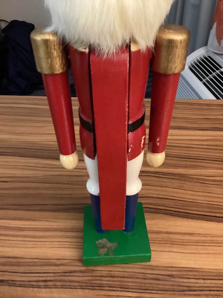 Christmas Traditional Nutcracker 14” Some Flaws But Fixable Needs TLC