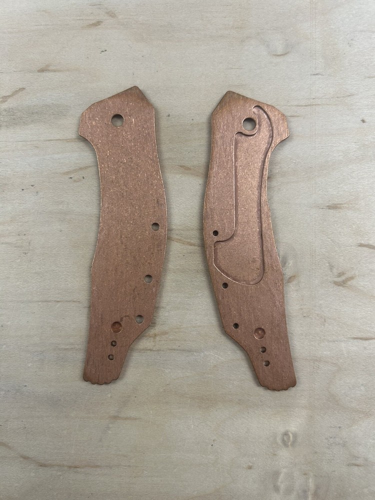 Scikio Custom Zero Tolerance 0357 Copper Handle Scales