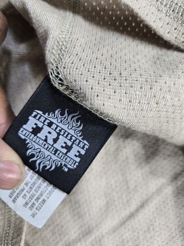 Peckham FREE Undershirt Base Layer Mens Medium Regular Tan Fire Resistant USA