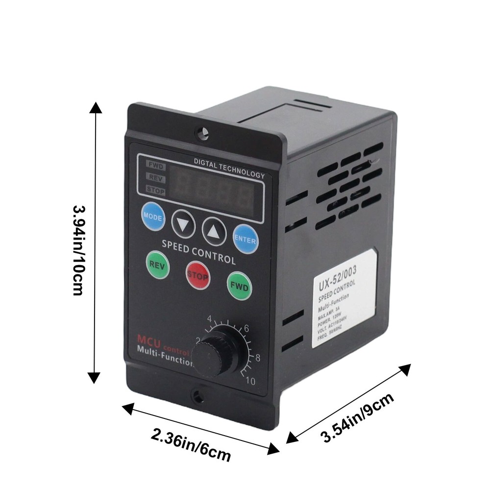 120W AC 110V 3A Digital Motor Speed Control MCU Controller Target Value Settable