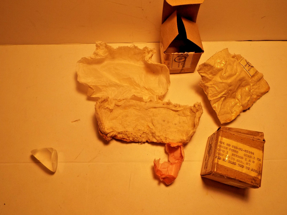 Optical 90* Right Angle Prism. Vintage Stock.