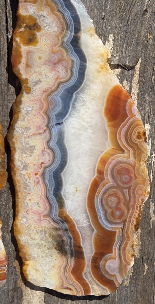 Turkish Agate Slabs Slices From Two Stones Matching Lapidary Unique