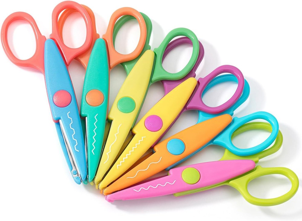 Mr. Pen- Craft Scissors Decorative Edge, 6 Pack, Scissors, Zig Bright 2