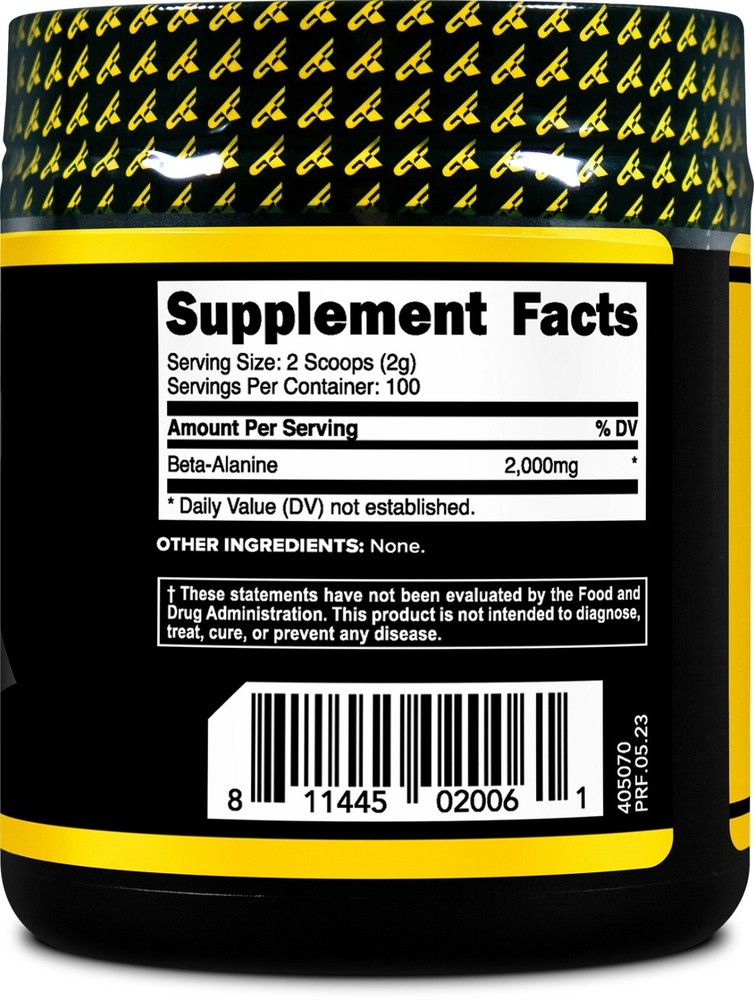 PrimaForce Beta Alanine Powder, Unflavored, 200 Grams