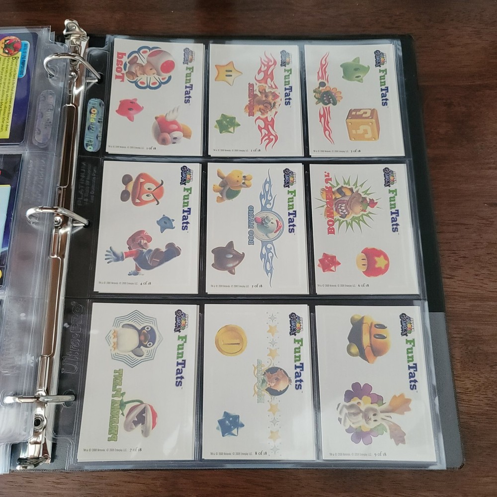 2008 Enterplay Super Mario Galaxy Trading Card Set