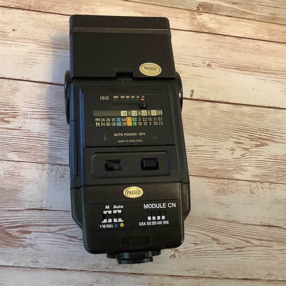 Quantaray Camera Flash Model QB-6500A Shoe Mount Manual