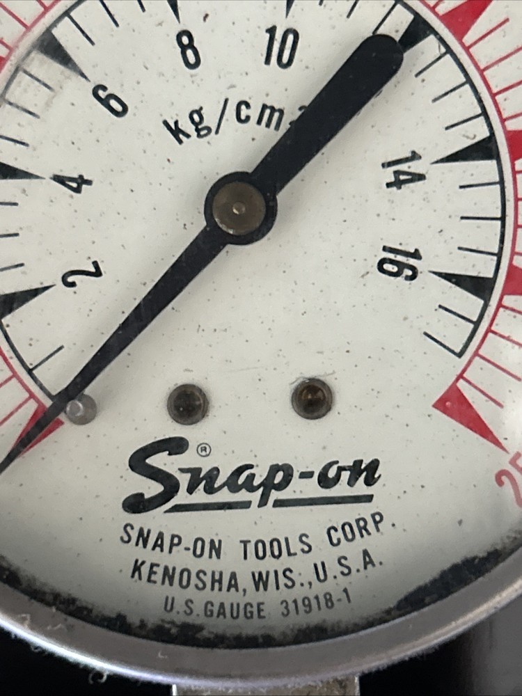 🇺🇸 Snap On Tools Compression Tester Pressure 250psi Gauge Engine Cylinder Hose