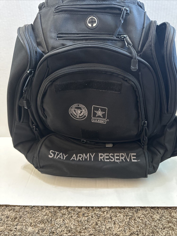 Army Reserve Black Tactical Backpack