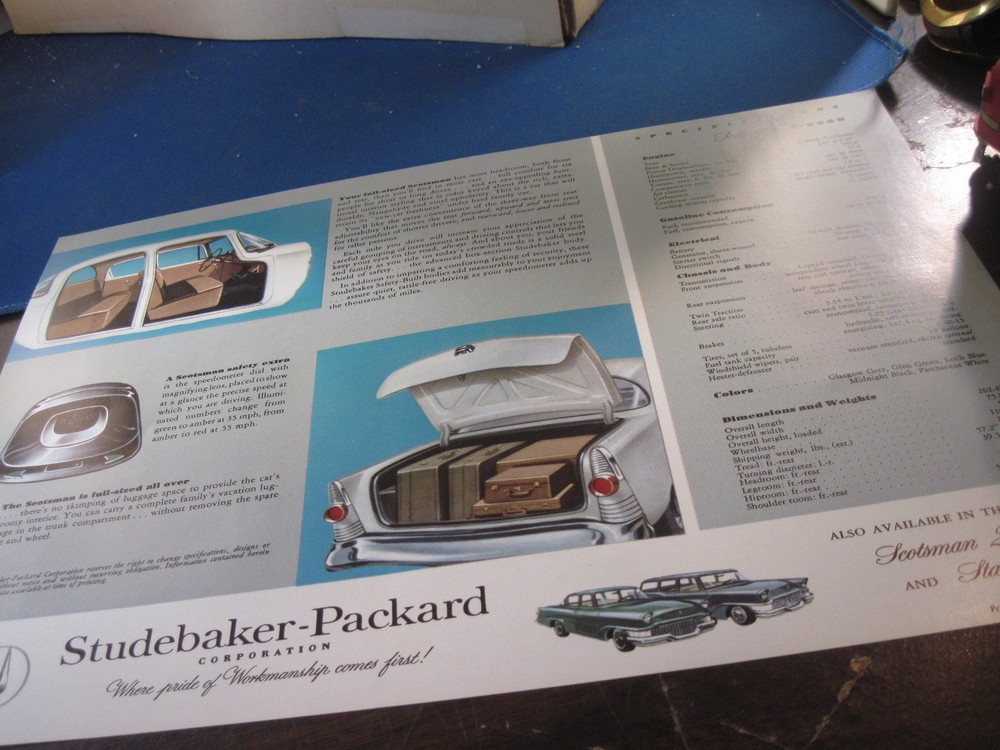 Studebaker 1958 Scotsman 4dr Brochure