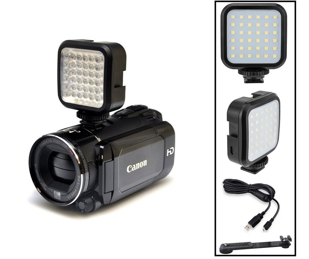 Compact LED Light Kit With Power Set For Panasonic Lumix DC-LX100 II M2