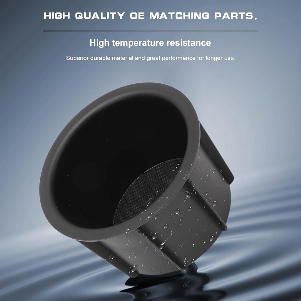 2PCS Cup Holder Center Console Inserts Compatible for 4RUNNER 2014 2015 2016 ...