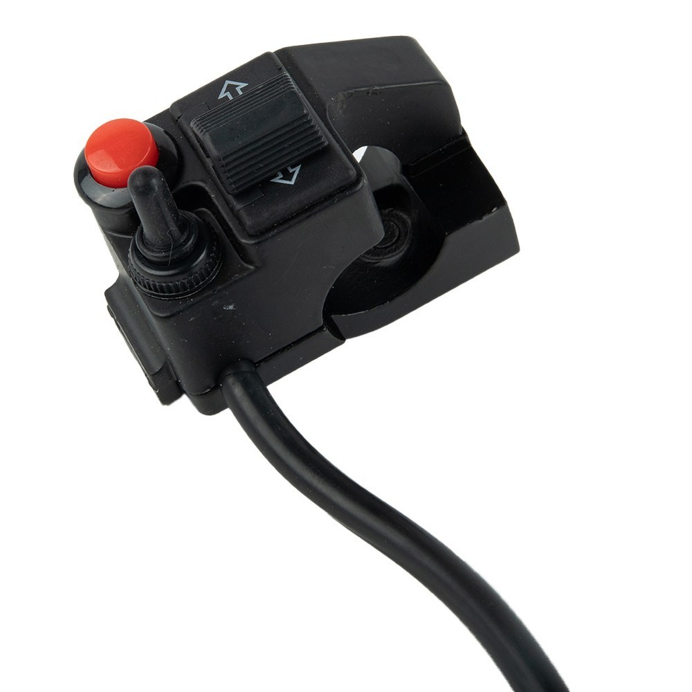 Motorcycle Switches Handlebar Switch Headlight Button 12V ABS Aluminum