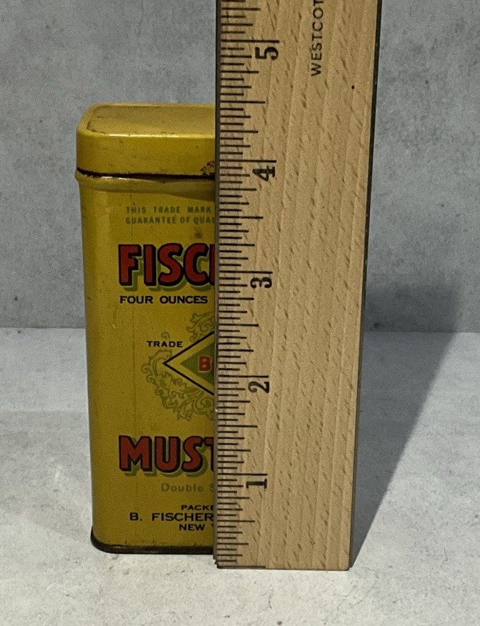Vintage Fischer’s Mustard Tin