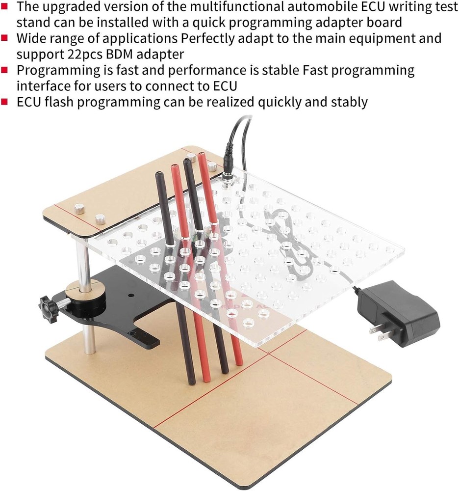 BDM Frame Set, BDM Frame Board Assembly with 4pcs Probe Pin Vehicle Accessor...