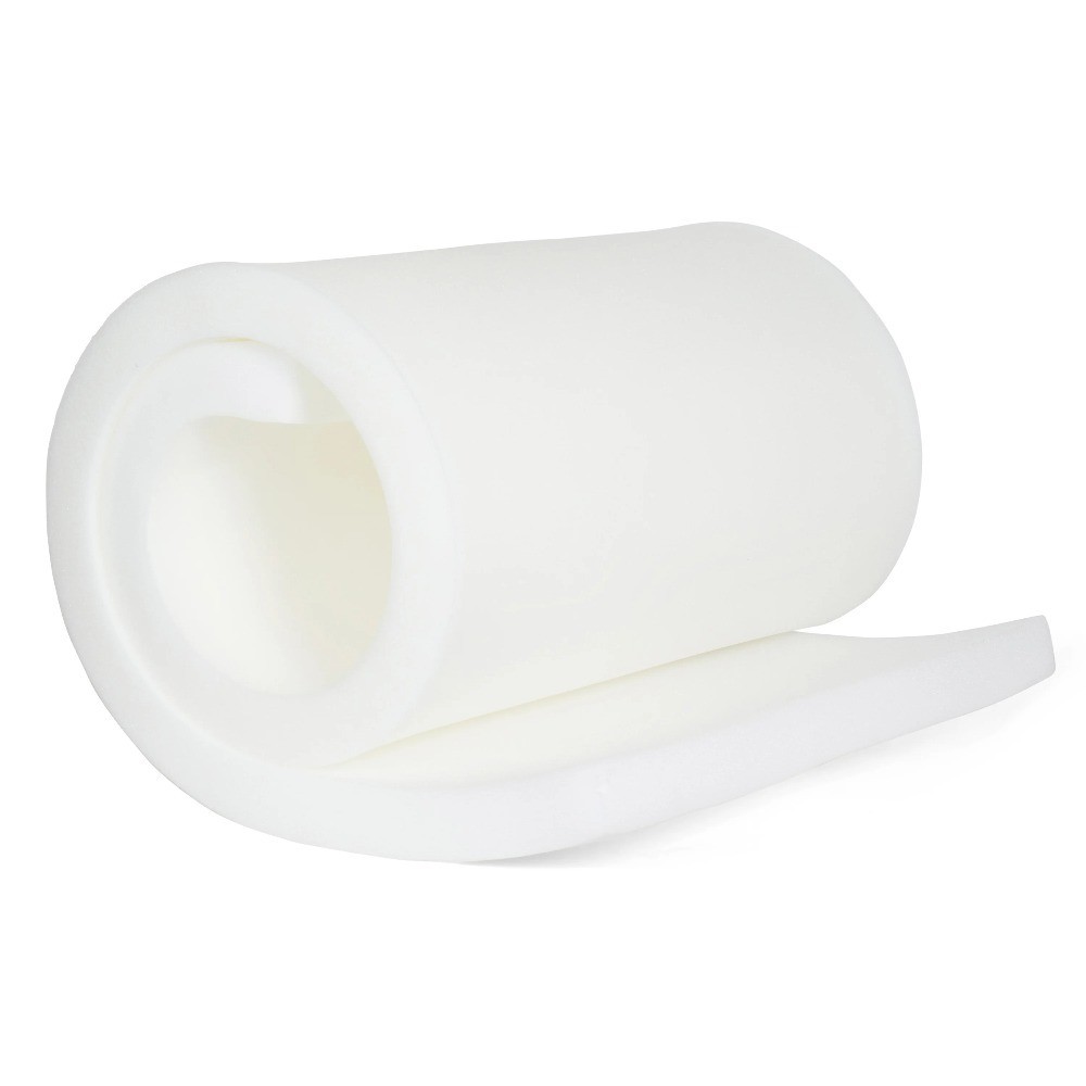 Half Inch Thick White Polyurethane Foam Sheet for Cushions DIY Projects and