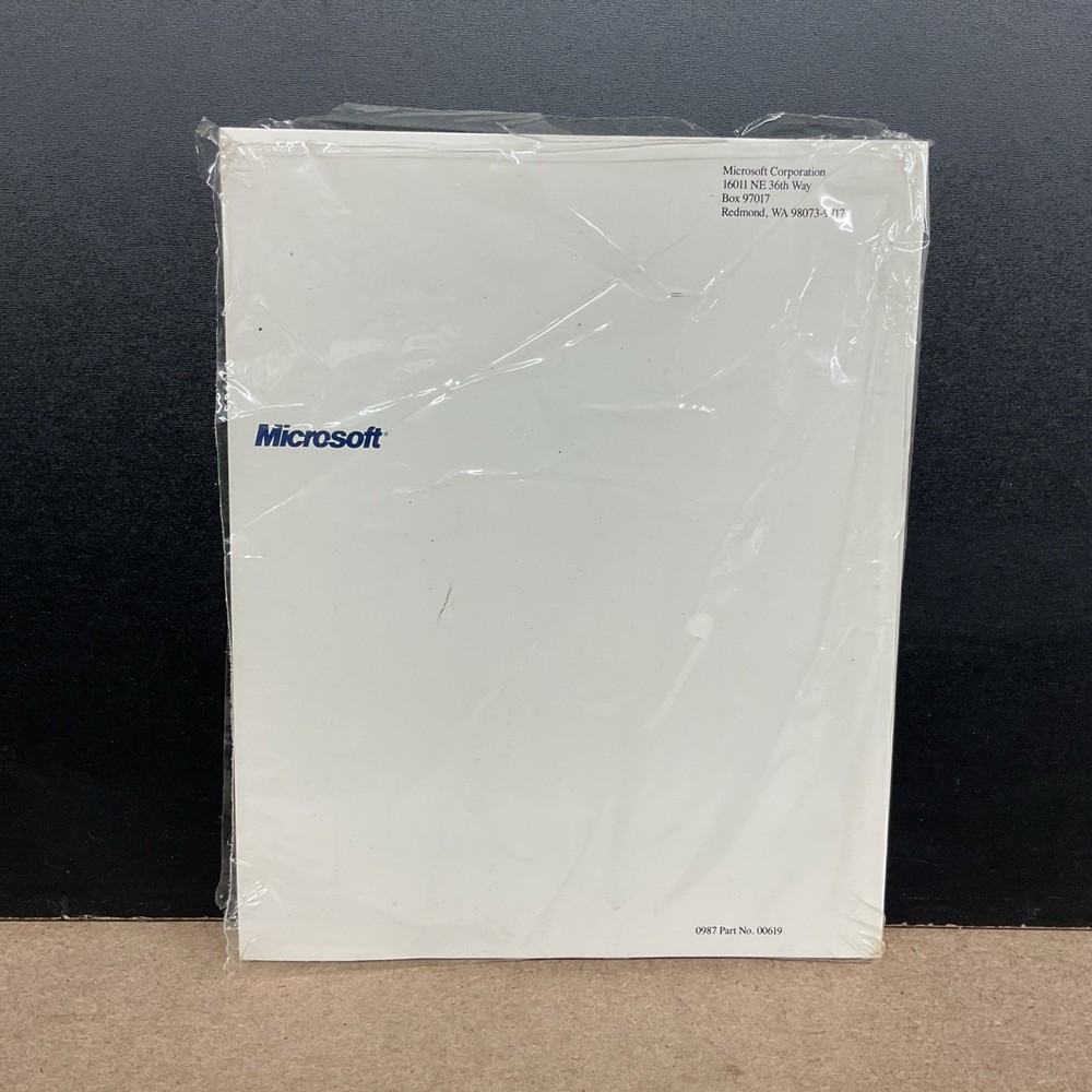 Microsoft QuickBASIC 4.0 BASIC Language Reference - Lot Of 3 - New Torn Plastic