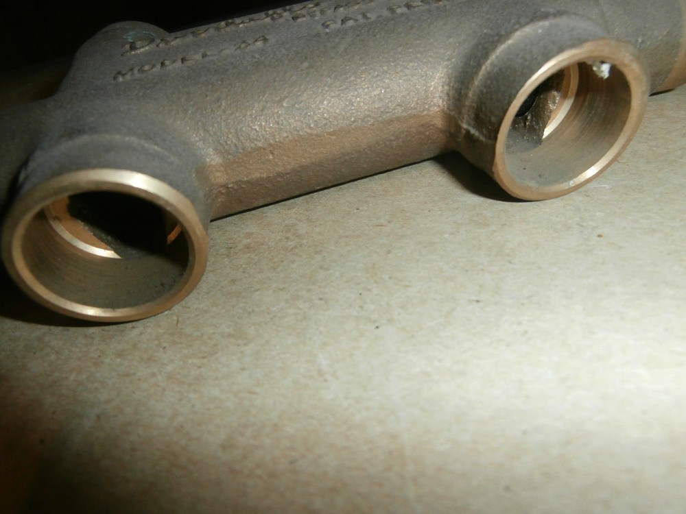 3/4" Copper Sweat Divertaflo Brass Bypass Valve Model 34