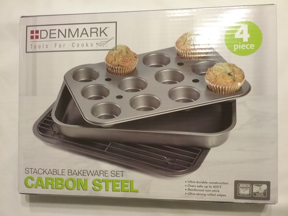 Denmark tools for Cooks stackable bakeware sets carbon steel set of 4