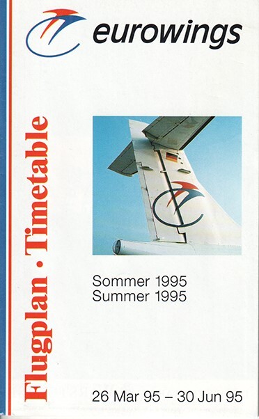 Eurowings timetable 1995/03/26