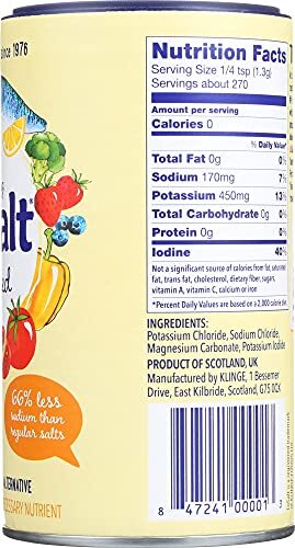 Losalt Salt Iodized 12.35 oz
