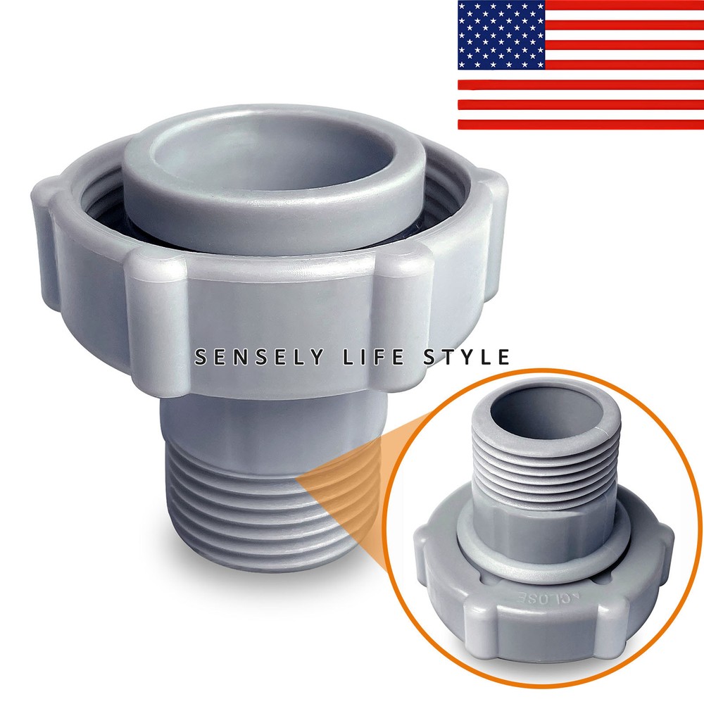 Swimming Pool Drain Fitting Replacement Compatible with Coleman Pool, Adapter