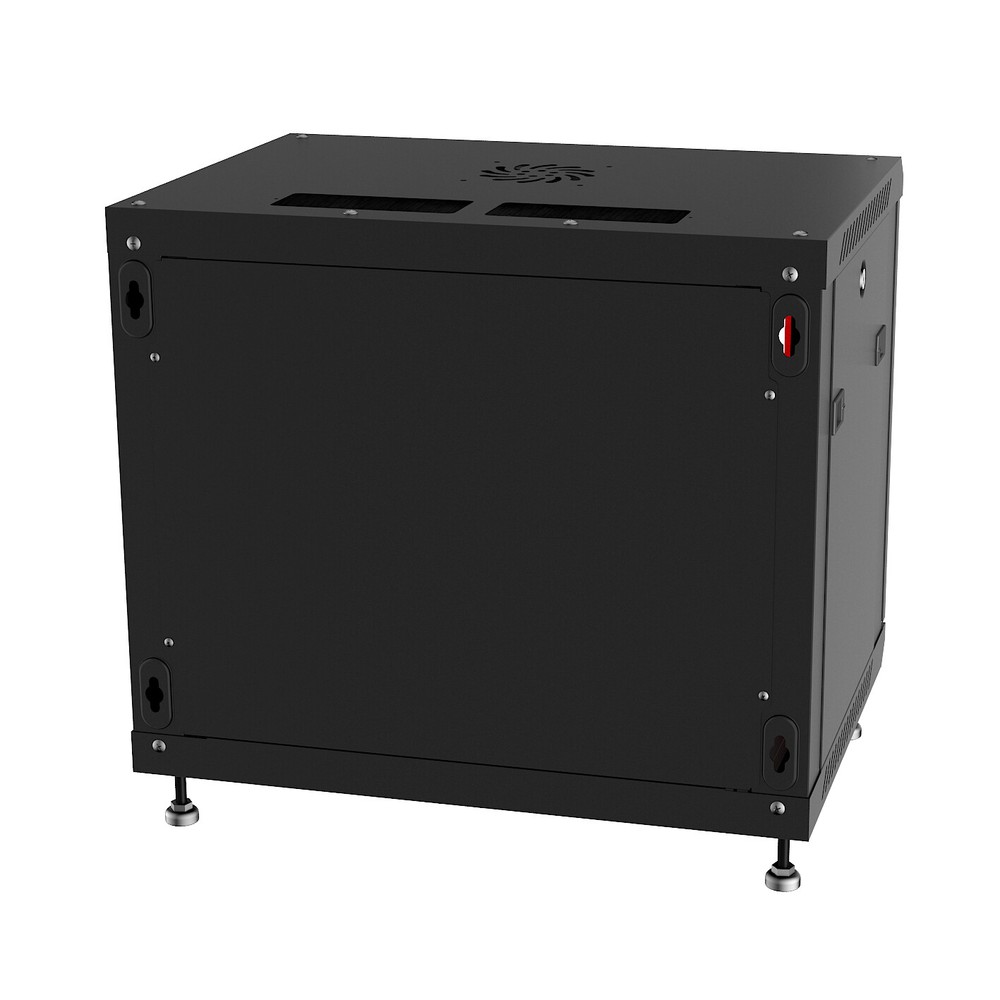 9U 24" Deep Wall Mount IT Network Server Rack Cabinet Enclosure. Free Accessory