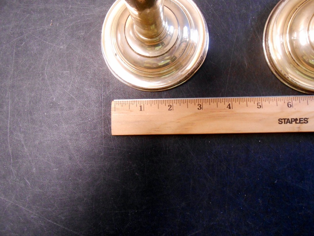 Vintage Gorham Sterling Silver Holloware Pattern A2551 Candlesticks