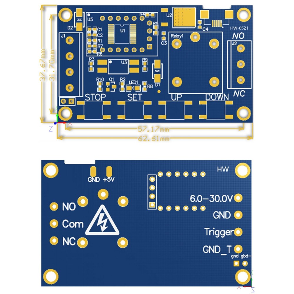 FORIOT 2pcs 5V Micro USB Timer Relay DC 6-30V Programmable Cycle Delay Timer...
