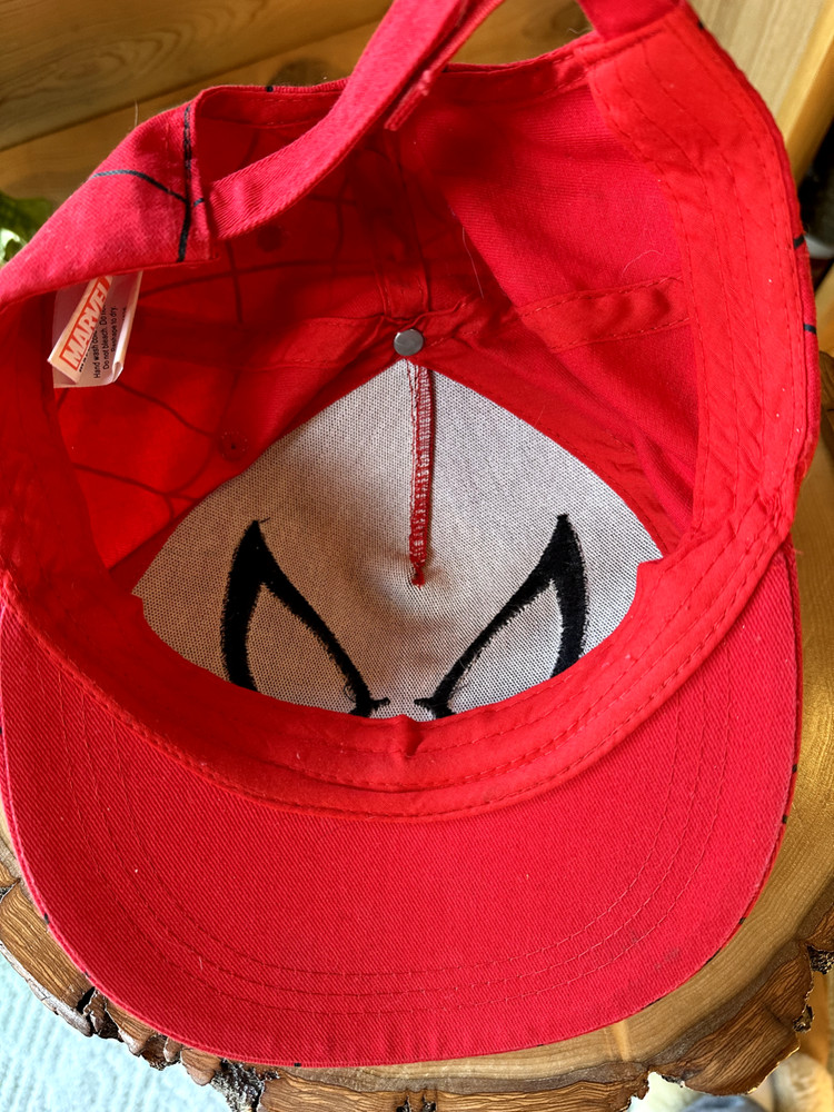 Marvel Comics Ultimate Spiderman RED Youth Boys Hat Cap Adjustable OSFM