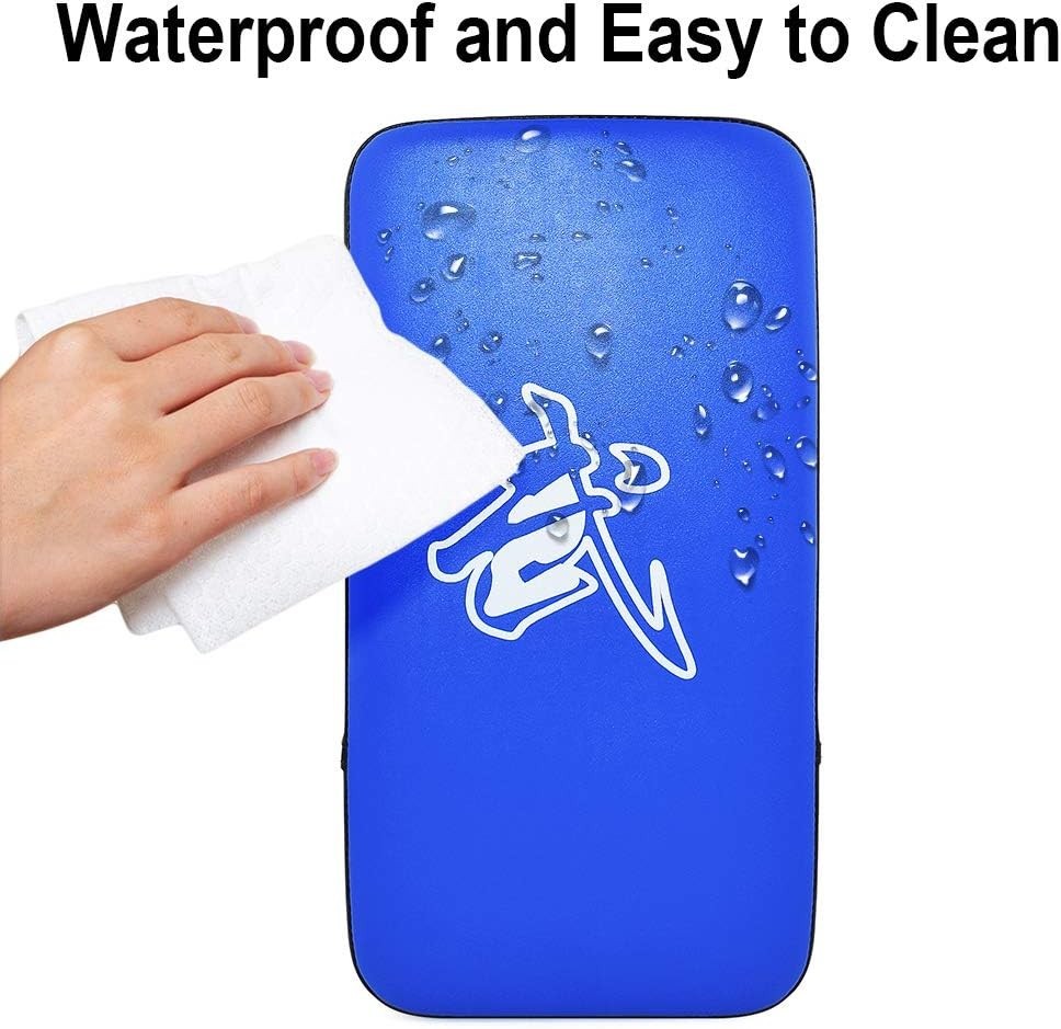 Adjustable Taekwondo Kick Pads - Breathable Curved Shield for Karate Training