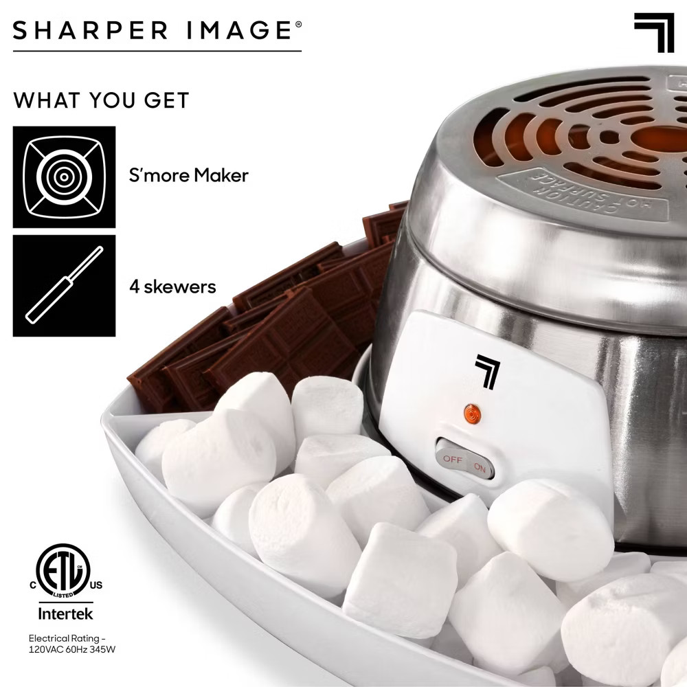 Sharper Image 5pc S'mores Maker White